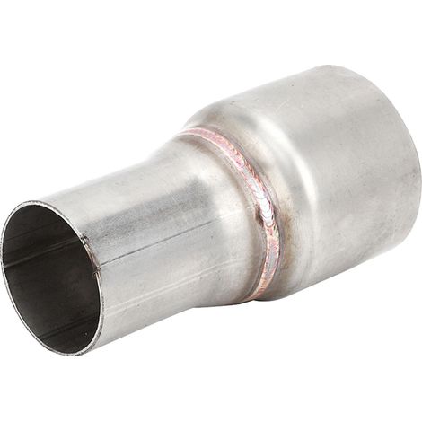 Raccord réducteur d'échappement 63mm/2.5in vers 45mm/1.75in, tube droit standard avec trou, connecteur de couplage (1/5)