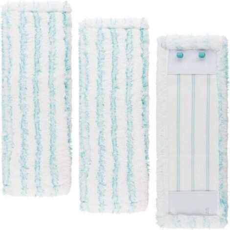 Machine-washable microfiber replacement mop heads – 3-piece set compatible with Leifheit Profi XL, Profi and Micro Duo