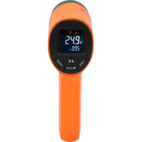 Pistolet de mesure de température infrarouge sans contact portable HW550 (Orange) (1/5)