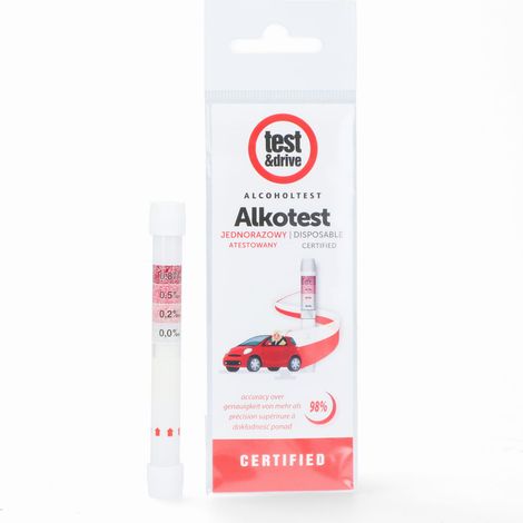Etilometro monouso ALKO TEST ALCO2GO 1 pezzo (1/3)