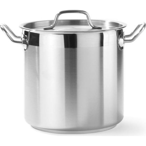 Marmite, haute, couvercle avec trous de vapeur, pot de cuisson, casserole, braisière, faitout, convient à toutes les sources de chaleur, lavable au lave-vaisselle, 6L, ø200x(H)190mm, inox