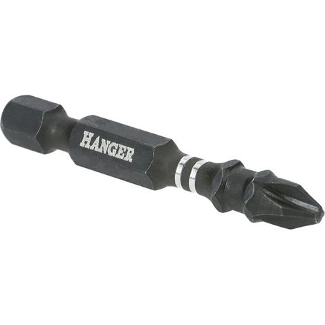 2 PUNTAS DE IMPACTO 1/4'' CRUCIFORME PH2 LONGITUD 50 MM - COLGADOR - 134052 (1/3)