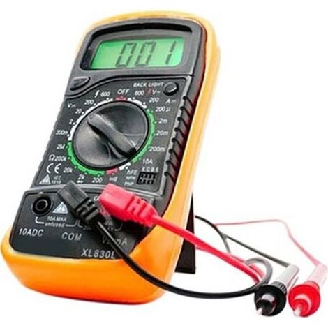 Multimètre Automatique Numérique Professionnel pour Courant AC - DC, Tension AC-DC,Résistance,Capacité,wtc (1/4)