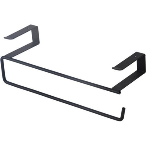 Distributeur mural en fer pour rouleau de papier essuie-tout, support de rangement suspendu pour armoire de cuisine. (1/5)