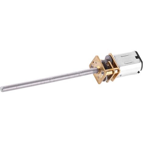 Gleichstrom-Getriebemotor 6V mit langer M355MM-Gewindeausgangswelle (500 U/min) (1/5)