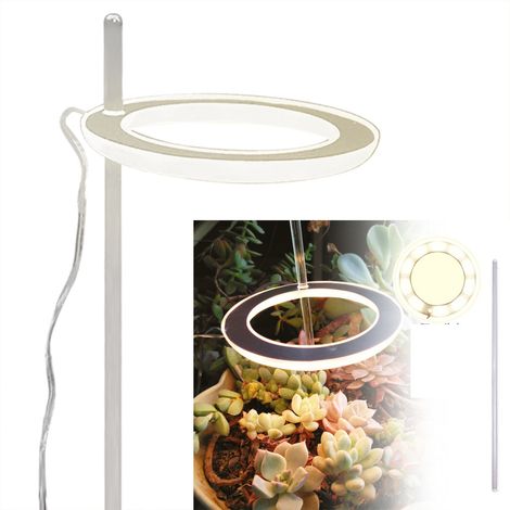 Plante poussent la lumière LED spectre complet lampe de croissance fleur succulente remplissage pour la maison intérieure tête unique avec interrupteur jaune soleil (1/5)