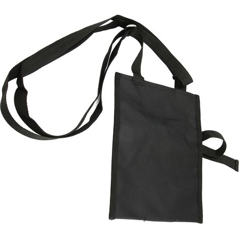 Housse pour poche à urine de 1000 ml, ajustable, étanche et réutilisable, support pour poche à urine de jambe, idéale pour les voyages en avion et les activités de plein air (noir). (1/5)
