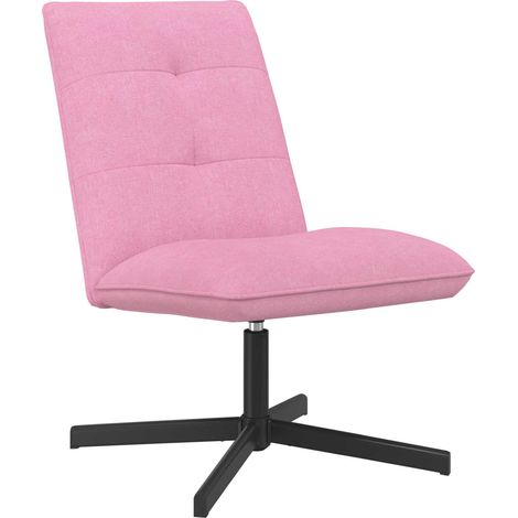 Sedia girevole Rosa Tessuto vidaXL (1/5)