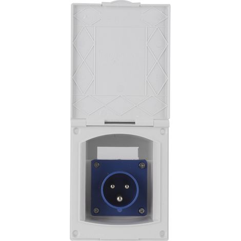 Prise de courant externe étanche 16 A 220 V-240 V, fiche femelle encastrée à 3 broches pour camping-car, caravane, remorque (1/5)