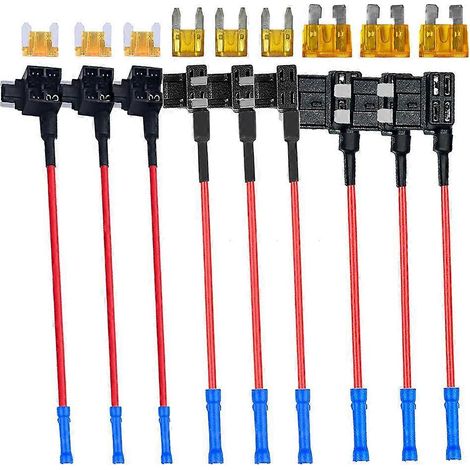 3-teiliges Add-A-Circuit-Adapter- und Sicherungsset – Abzweigsicherungshalter mit Sicherung –