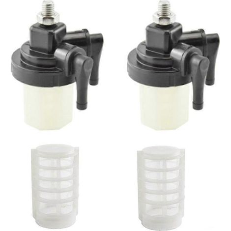 JEUX Filtre à carburant avec séparateur d'eau pour moteur hors-bord Yamaha 9,9 CV 15 CV 20 CV 25 CV 30 CV 40 CV 61N-24560-00 (1/5)