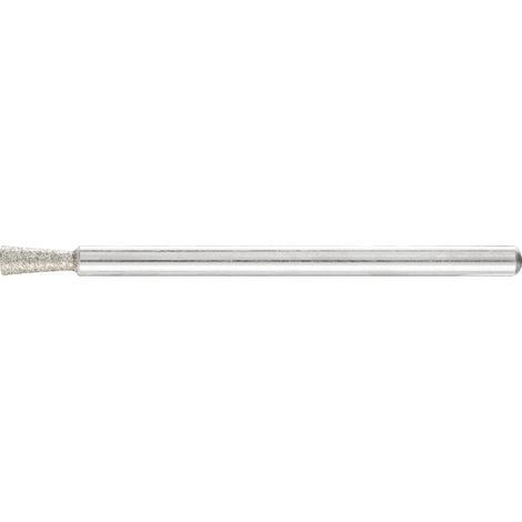 PFERD TOOLS Dia.-Schleifst. Topf Ø3x8° SchaftØ3 mm D126 (mit.) zum Schleifen von Planflächen/Absätzen (1/4)