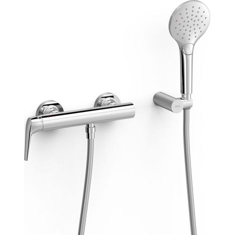 TRES 28116701 FUJI Grifo Monomando Mural Ducha Color Cromo - ref: 28116701 (1/2)