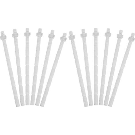 Tiges D'extension pour Bouton de chasse, Blanc, 12 Pièces (1/5)