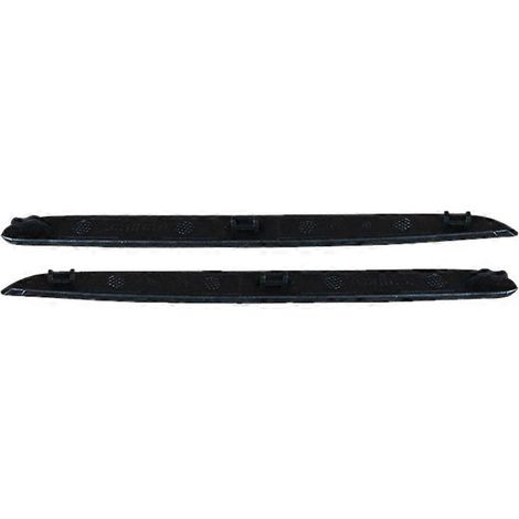 1 par de rejillas laterales para parachoques trasero (izquierda y derecha) compatibles con Mercedes Benz C63 W205 AMG 2058850053 2058850153 (1/5)