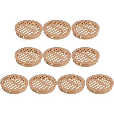60mm Round Air Vent Cover for Bathroom Kitchen Cabinet Air Vent Cover (Orange) (1/5)