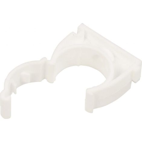 Morsetto chiuso per tubi lisci UZ 28 bianco 68046 /100 pezzi/