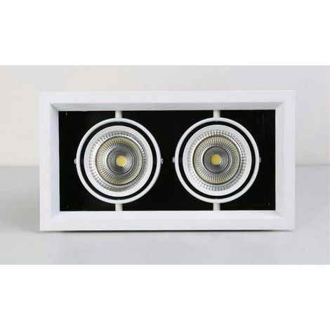 2 X 25W proyector ajustable blanco neutral