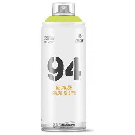 Bombe de peinture - Jaune fluorescent - MTN 94 - 400ml