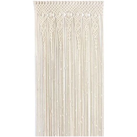 Rideau 90x180 cm bohème macramé-RAPANDA (1/5)