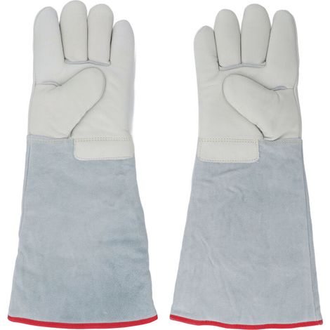 Jeffergarden Gants résistants aux basses températures, en cuir artificiel imperméable et antigel, 45 cm (1/5)