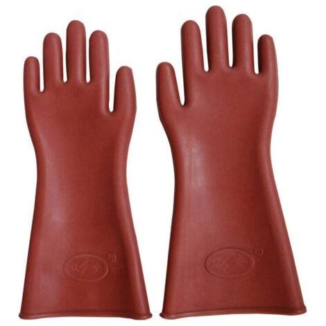 Work Gloves Rubber Electrician Gloves Safety Cover，12kv insulated gloves（Quantity: 1 set） 56Twenty (1/5)