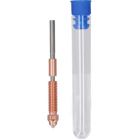 3D Printer Nozzle 0.8 mm 30 mm³/s 600 mm/s Hardened Steel Replacement for Ender 3 V3 K1C K1 Maximum (1/5)