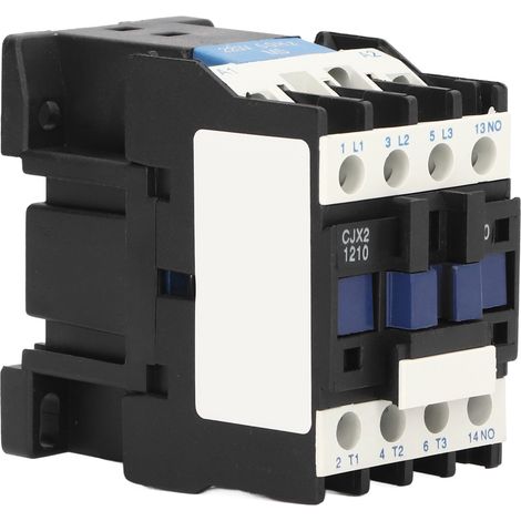 Contacteur CA normalement ouvert, interrupteur de commande de charge 12 A pour alimentation CA 380 V (1/5)