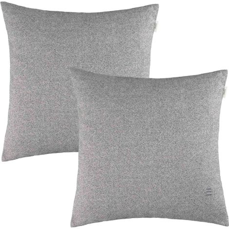 ESPRIT Zierkissenhülle FUN-2 - 2er Set 45x45 cm, Grau
