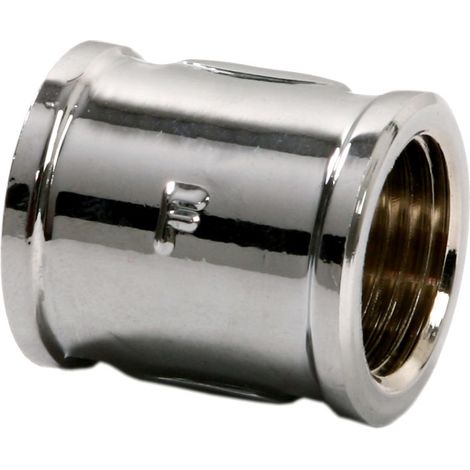 Manicotto in ottone cromato da 1-2" (1/3)
