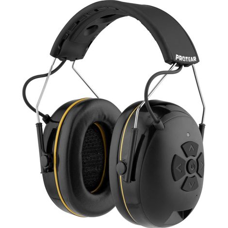Casque anti Bruit bluetooth 5.4, haut-parleurs haute fidélité,Microphone intégré, 120h + de lecture, protection auditive idéale pour la tonte, le travail du bois, SNR 30 dB (1/5)