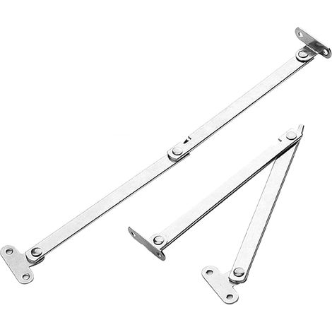 (2er-Set) Ganzmetall-Klappenhalterungen, verstellbare Verriegelung und Klappenöffnung von 0 bis 180°, Scharnier- und Klappenbefestigung, Deckelhalterung (1/5)