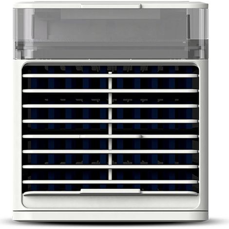 Refroidisseur D'air Portable - 3 Vitesses - Réservoir 500 ML - Lampe Veilleuse Intégrée - Pour Bureau Maison Voyage - 1 Pièce (1/5)