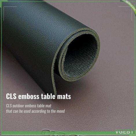 Set de table - FAFEICY - Lot de 2 PU 1,7 mm - Imperméable - Antidérapant - Isolation thermique (1/5)