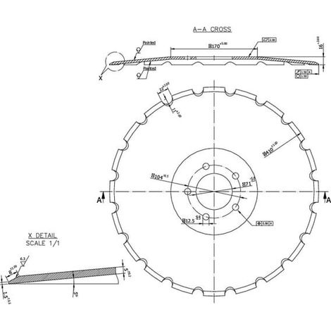 Disco Accord AC353950N UNIVERSALE AC353950N (1/2)