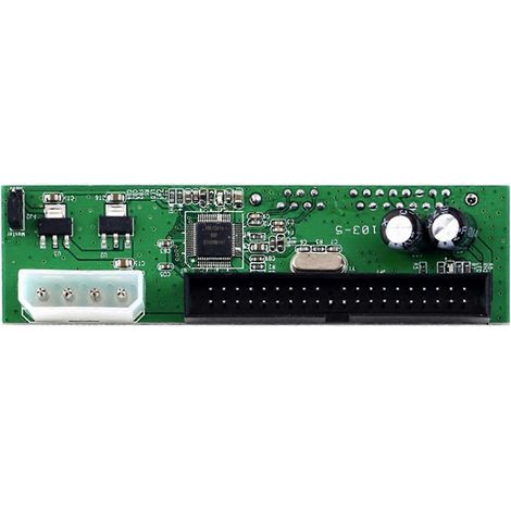 adaptateur convertisseur SATA femelle 2,5 pouces 7+15 broches vers IDE 3,5 pouces (1/5)