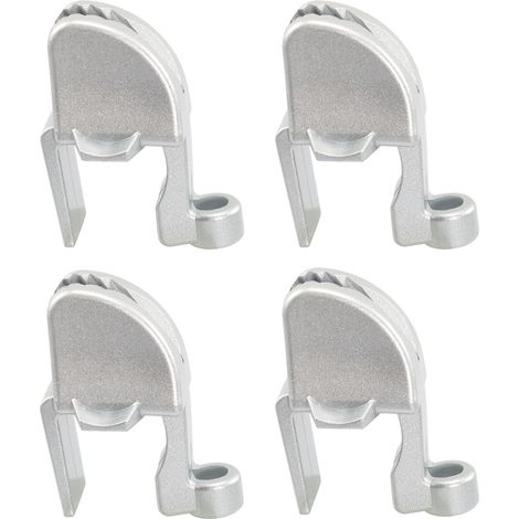 Bootsfenderclips, verstellbare Pontonboot-Vierkant-Fenderklampen/Clips/Halterungen für Pontonboot-Fender, Pontonboot-Zubehör für Fender