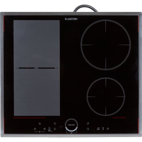 Klarstein Delicatessa 60 Prime Placa de inducción 4 zonas 7000W temporizador color negro