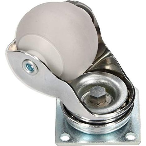 KOTARBAU Roulettes pour meubles Ø 40 mm - Pour tous les sols - Roulettes pivotantes en caoutchouc - Roulettes de transport robustes (1/5)