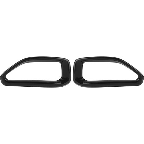 2 embouts d'échappement en acier inoxydable, cadre décoratif pour sortie arrière, compatible BMW Série 3 G20 2019-2021
