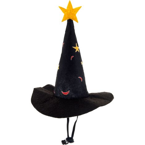 Cappello da strega Halloween regolabile per cani