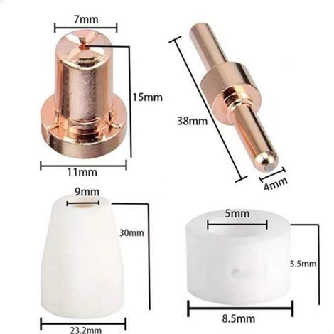 Consommables De Découpe Plasma - PT31 - Compatible CUT-45 CUT-50 CT-312 MIG205 MP - 110 Pièces (1/5)