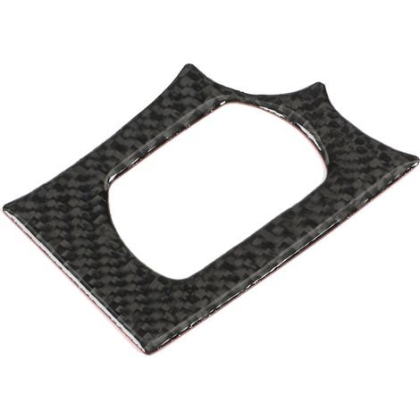 Autocollant fibre carbone cadre bouton démarrage moteur pour Corvette C6 2005-2007, sticker remplacement contacteur d'allumage, garniture décorative intérieure. (1/5)