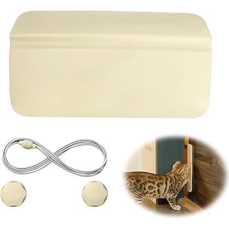 Ouvre-porte automatique pour chiens, chats et autres animaux de compagnie - Ouverture et fermeture automatiques de la chatière pour chambre, salle de bain et apprentissage de la propreté (1/5)