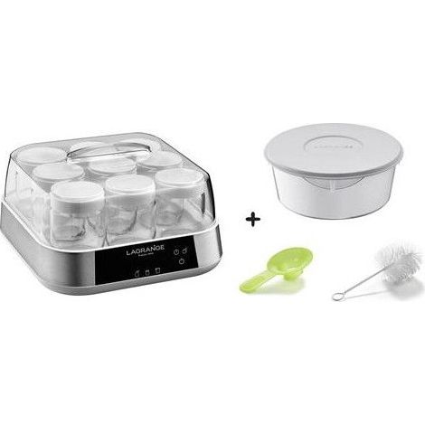Lagrange 459605 Yogurtera de Aluminio 9 Tarros de 185ml (1/5)