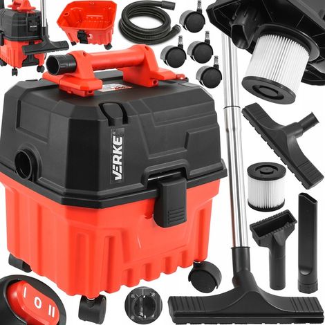 Industrie-Werkstatt-Staubsauger, trocken/nass, 15 l