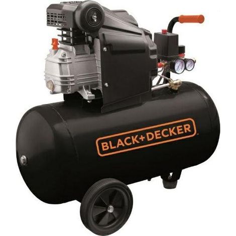 Black & Decker Compresseur Pro noir 50 litres 8 bar