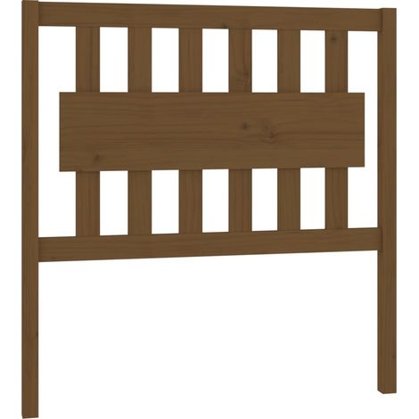 Maison Exclusive - Cabecero de cama madera maciza pino marrón mie