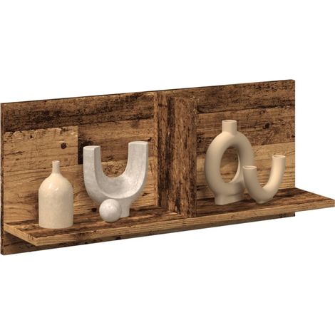 Wandschrank 70x16,5x30 cm Altholz-Optik Holzwerkstoff