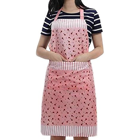Küchenschürze für Damen mit Taschen, Restaurantschürze für Köchinnen, Bäckerinnen, Kellnerinnen und Kellnerinnen